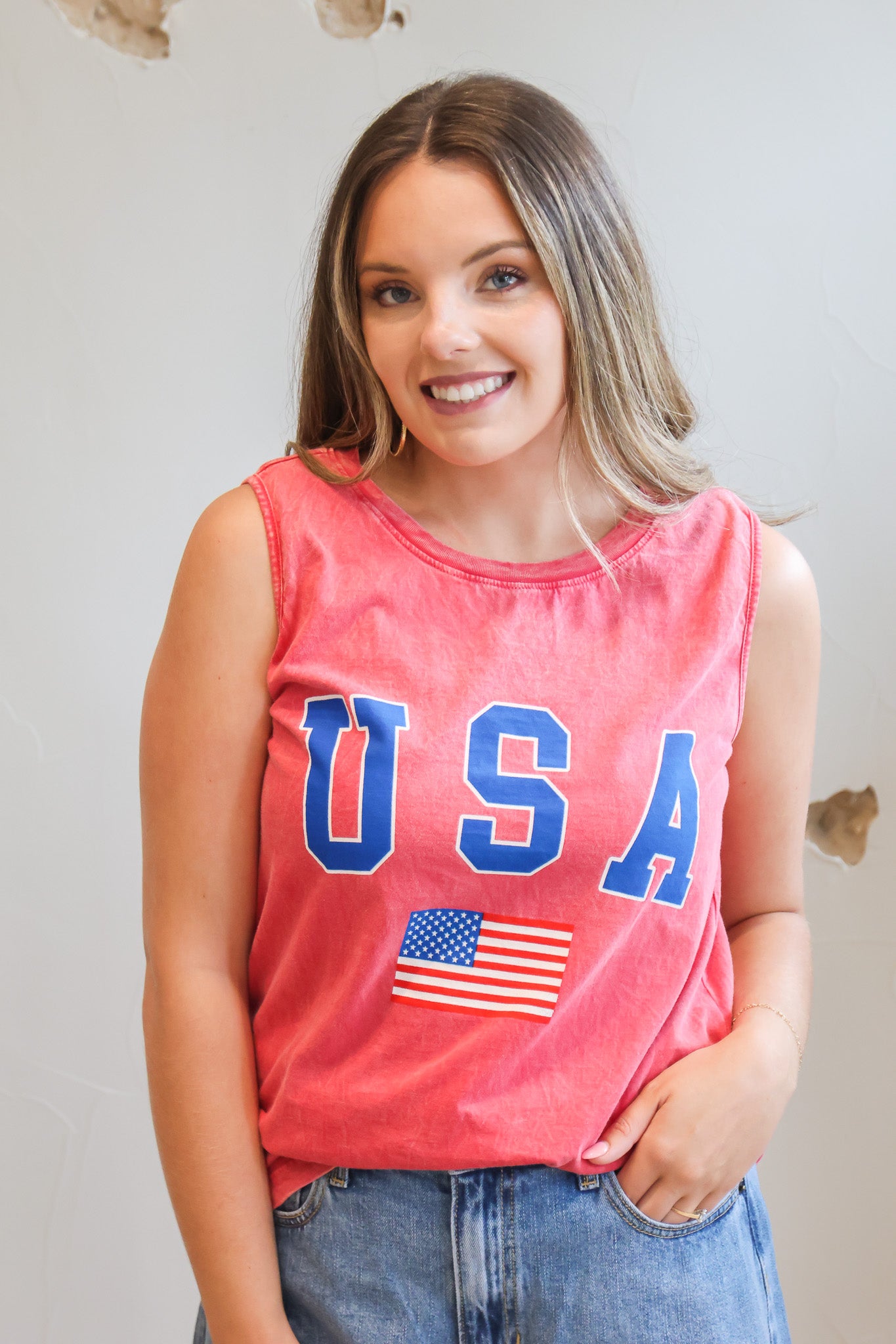 USA Mineral Graphic Tank Top