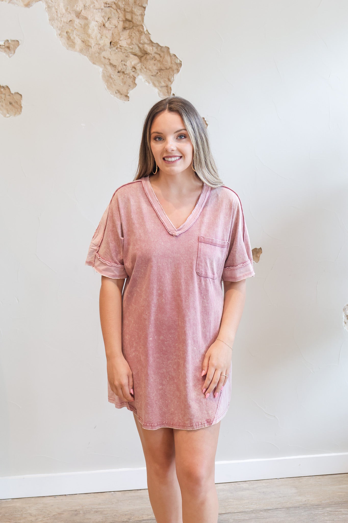 Miki Mineral Washed Dress