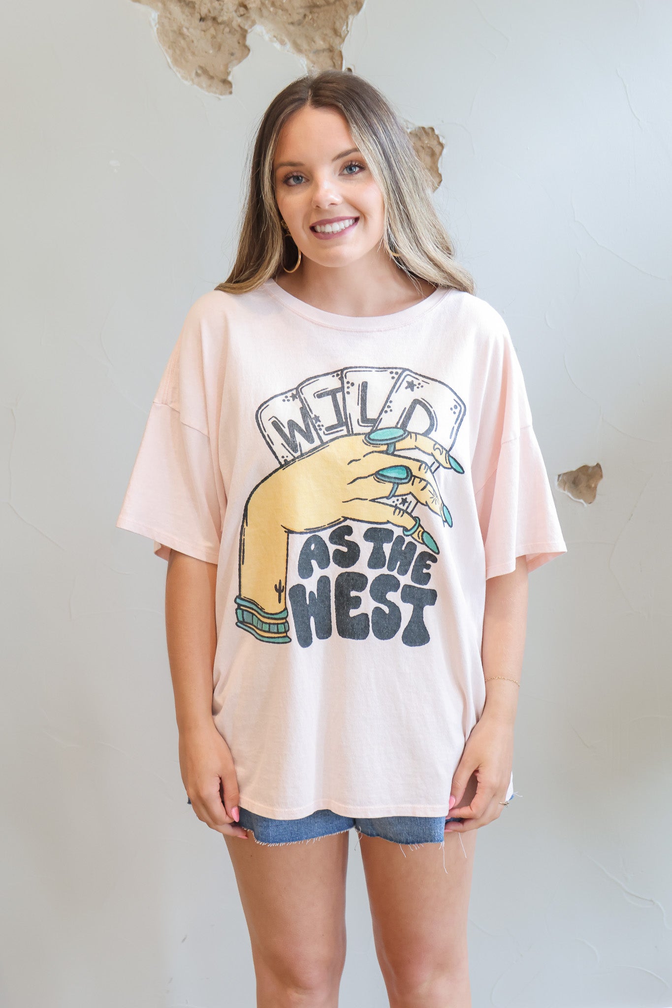 Wild As The West Oversized Tee