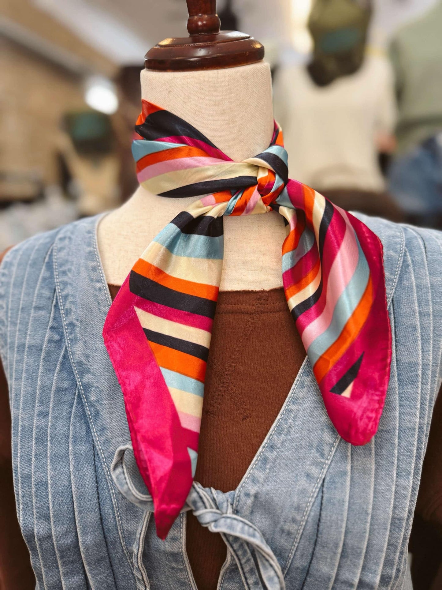 Cotton Candy Stripes Bandana