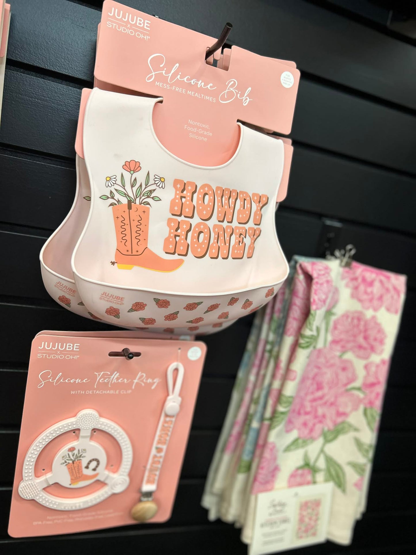Howdy Honey Silicone Bib