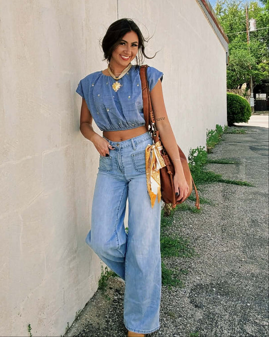 The Bloom & Bounce Cropped Top