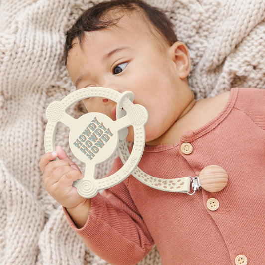 Howdy Howdy Howdy Silicone Teether Ring