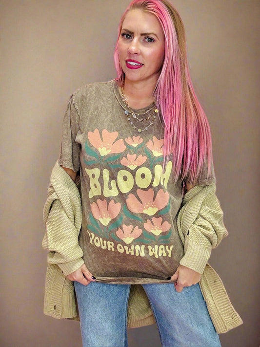 Bloom Your Own Way Graphic Top