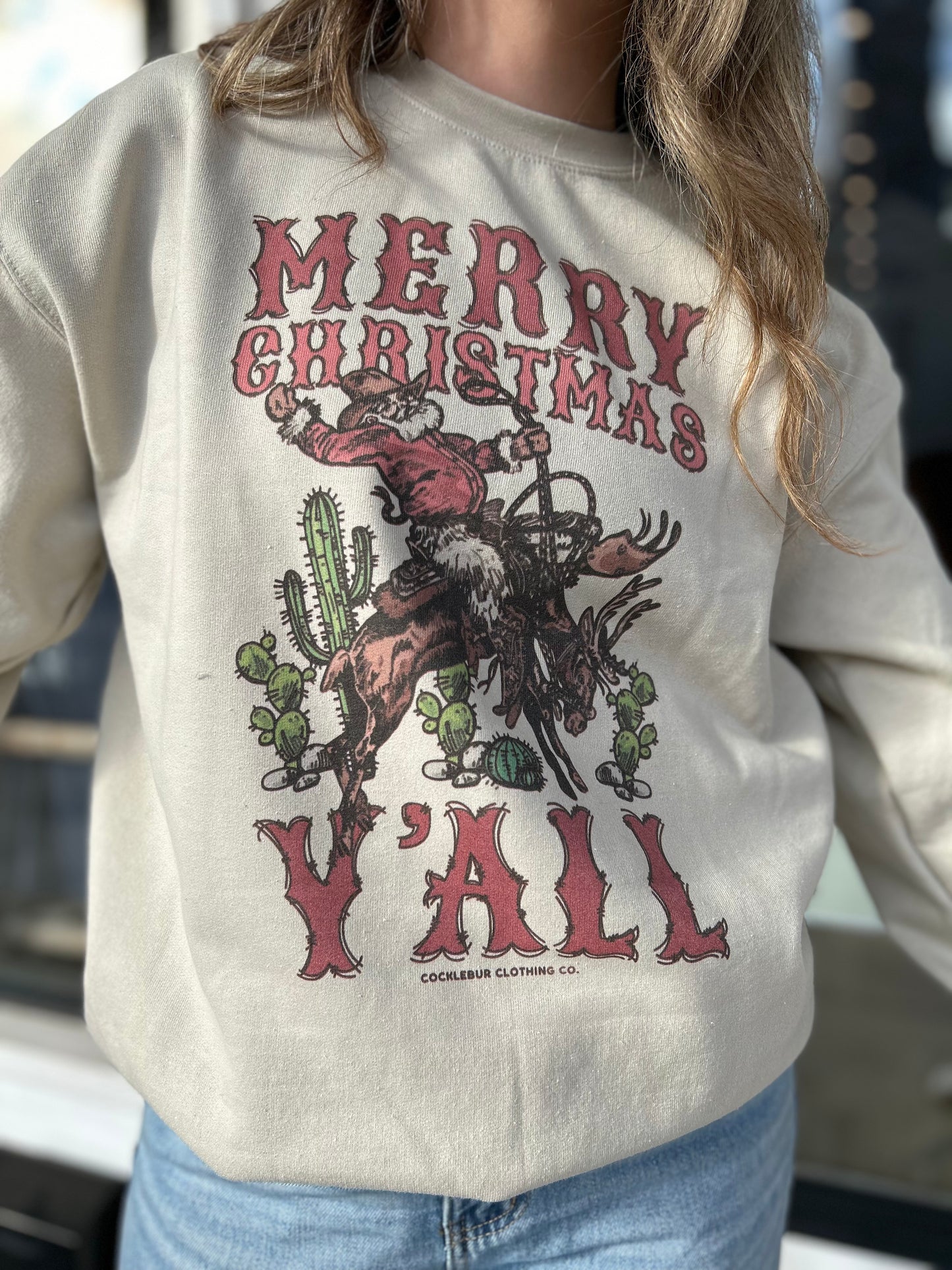 Merry Christmas Y'all Sweatshirt