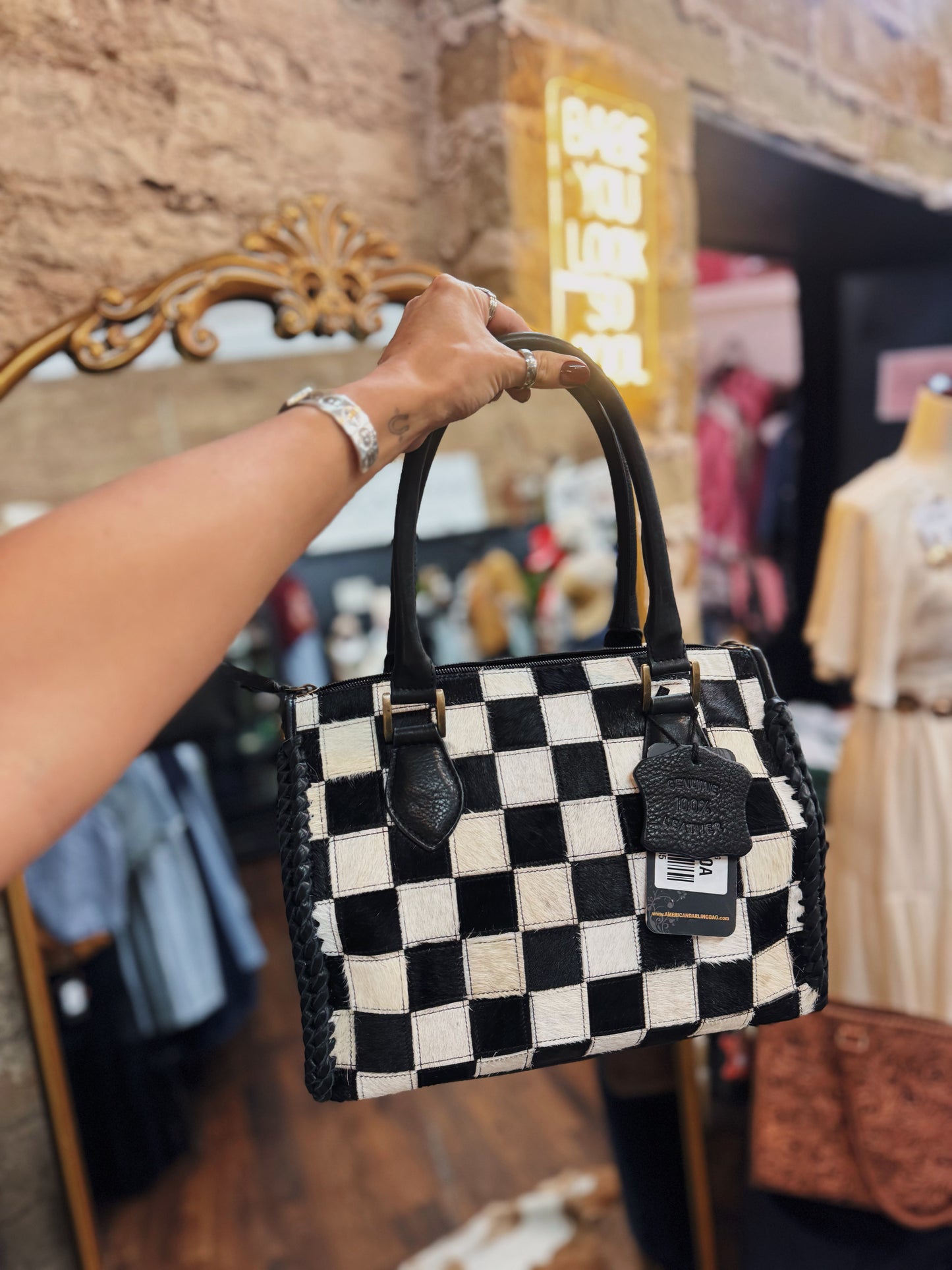The Monroe Checkmate Purse