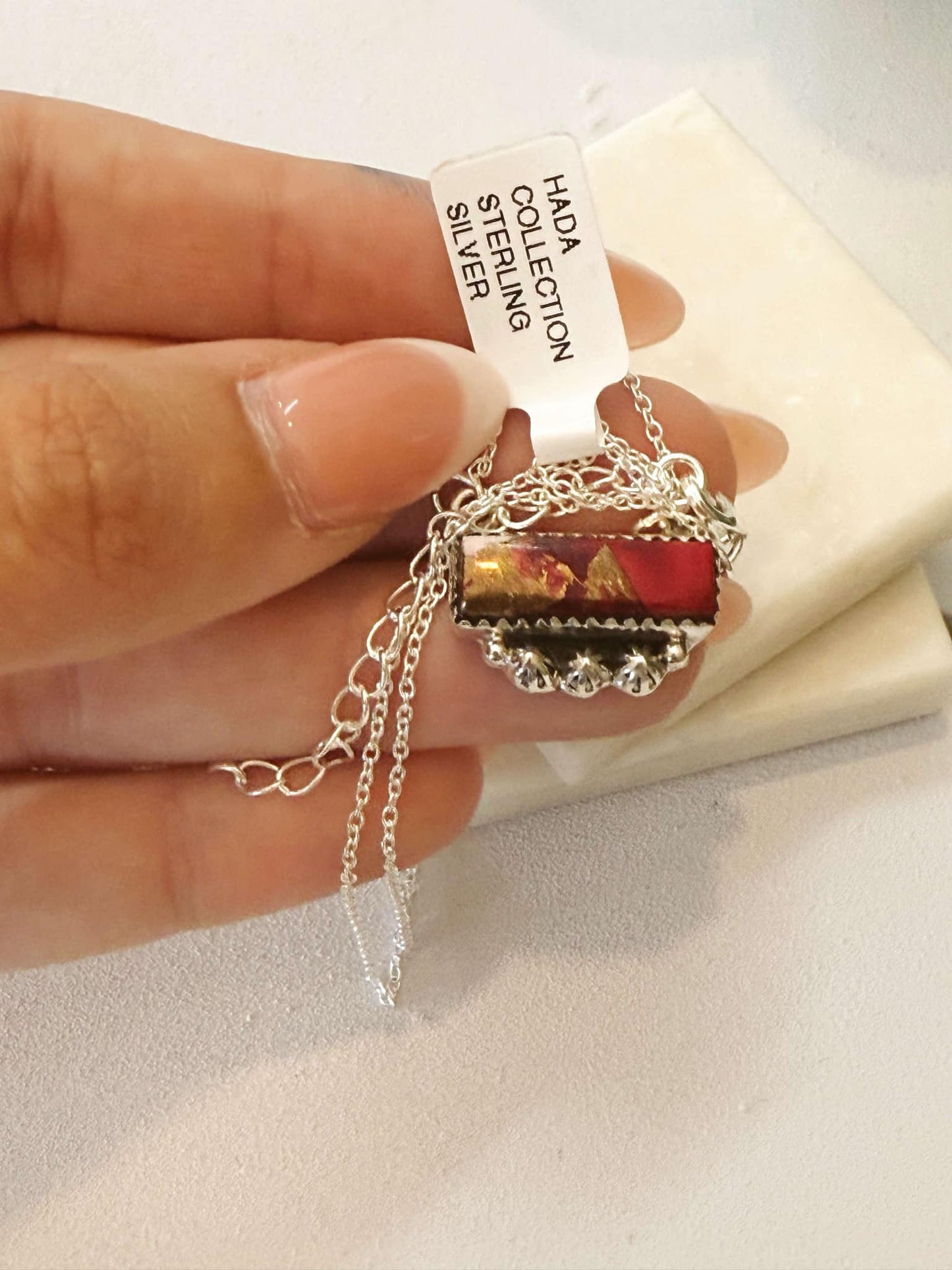 Authentic Sonoran Sunset Sterling Silver Necklace #316