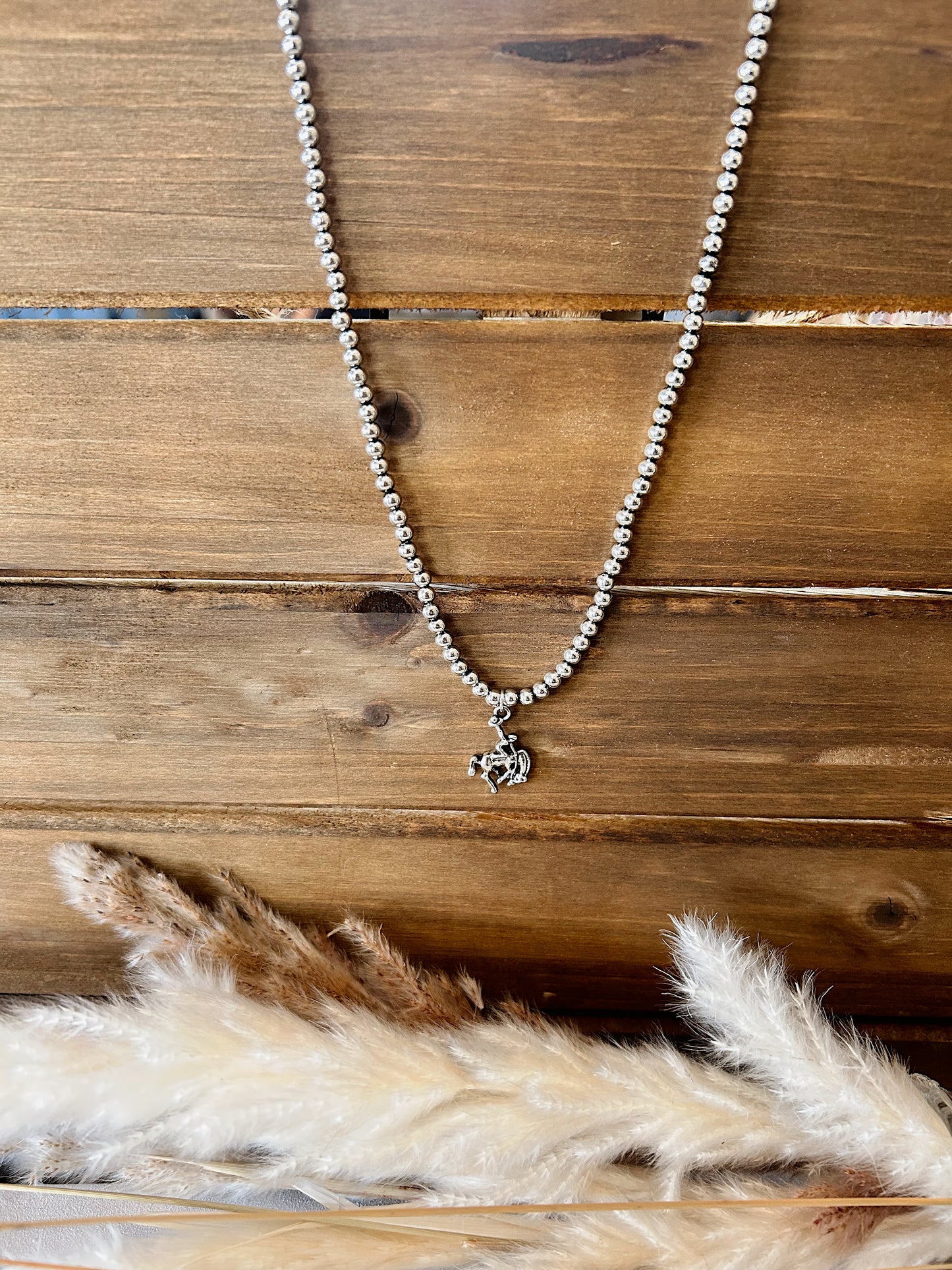 The Bucking Horse Charm Necklace
