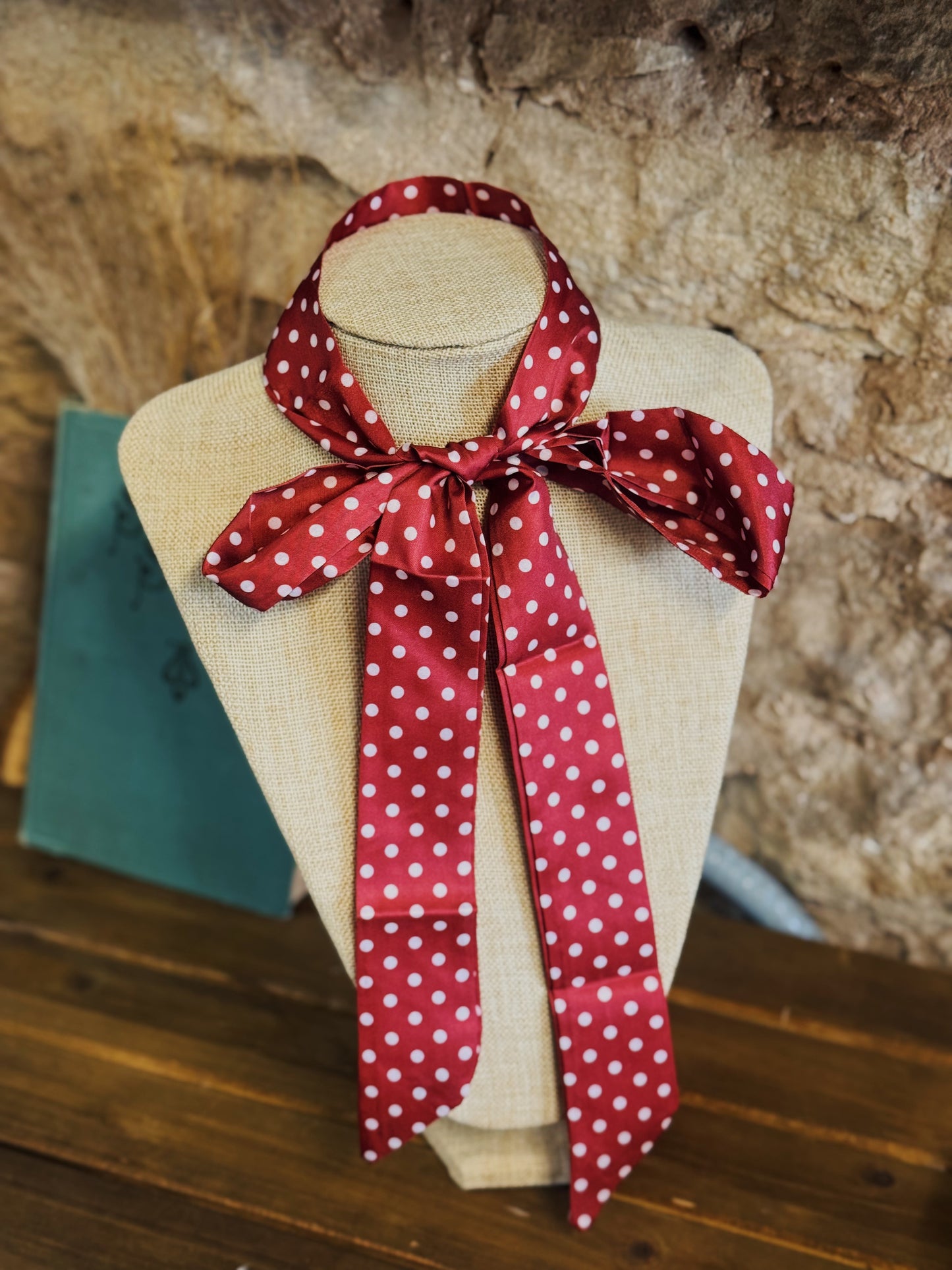 Red Polka Dot Moments Scarf