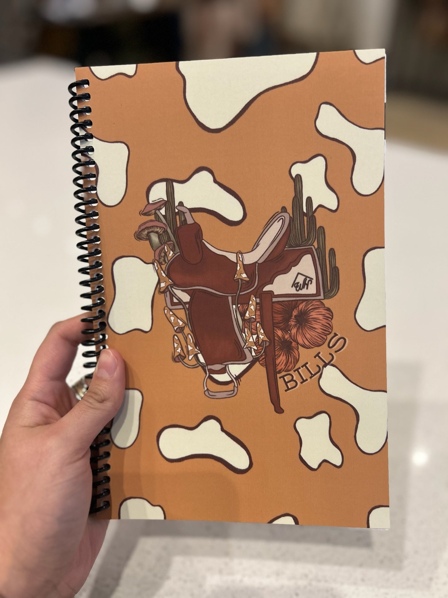 Bill Tracker Spiral Notebook