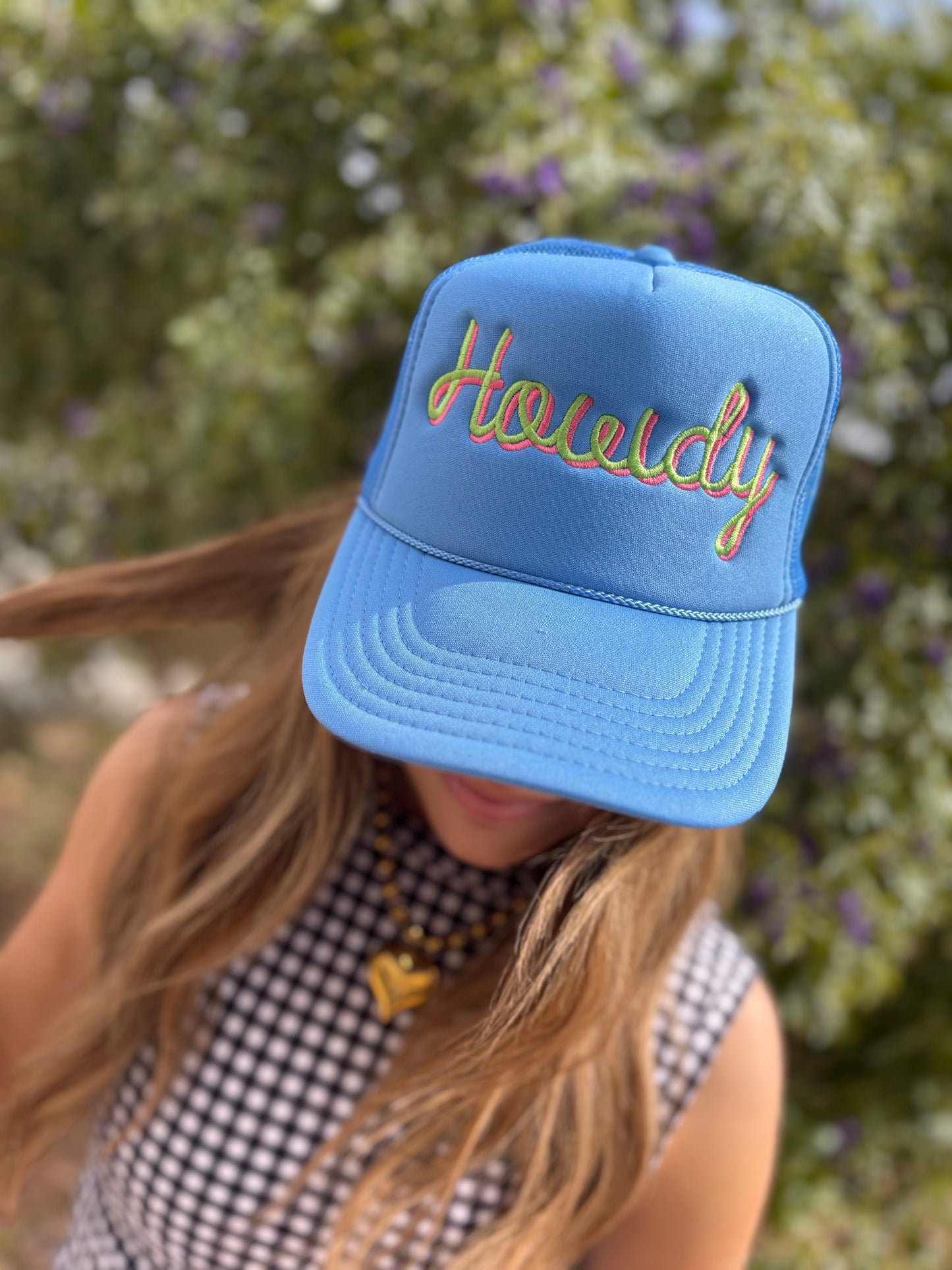 Howdy Embroidered Trucker Hat