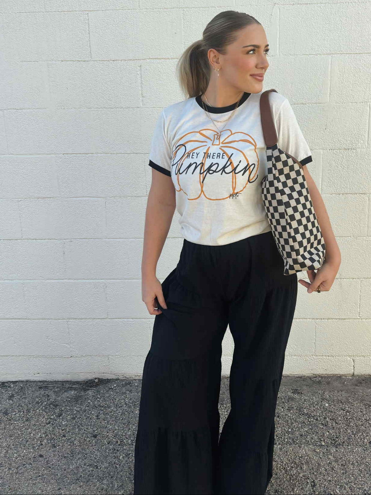 Hey There Pumpkin Ringer Tee
