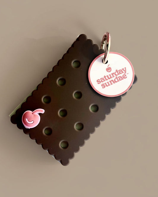 Mint Mini Ice Cream Sandwich Charm Note Cards