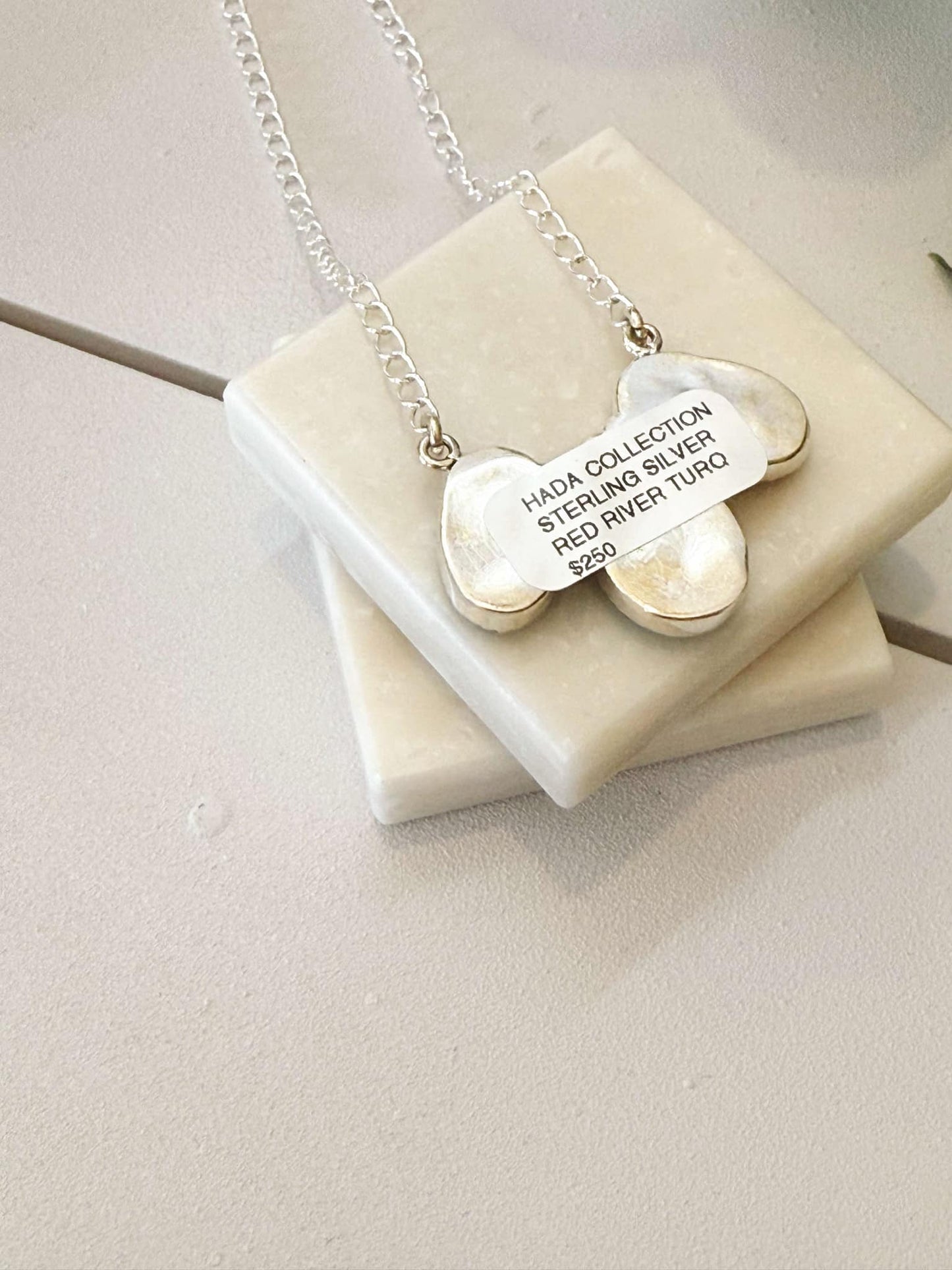 Authentic Red River Flow Sterling Silver Necklace #311