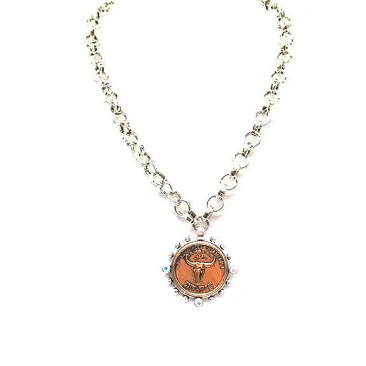Steerhead Coin Necklace