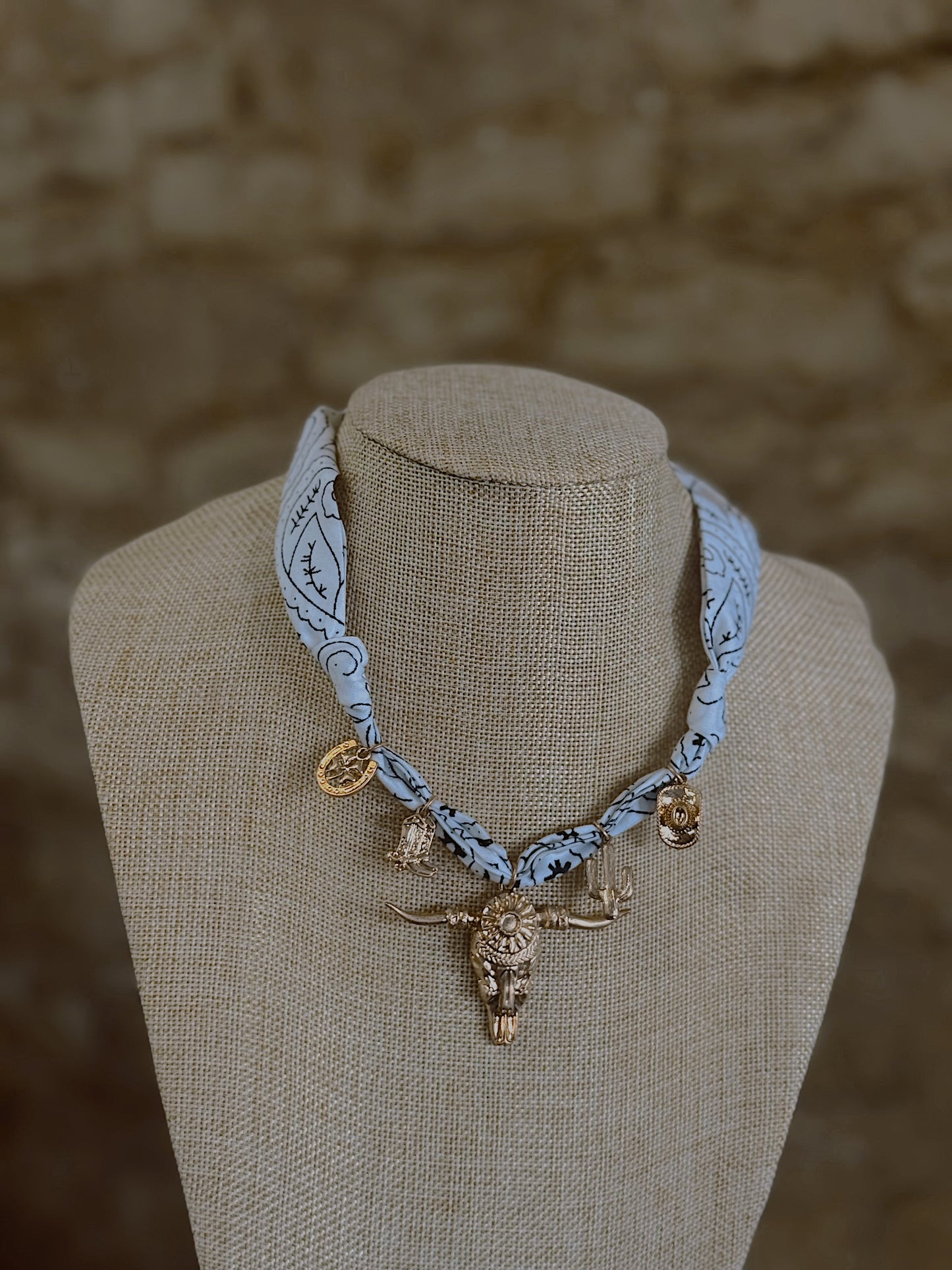 The Parker Bandana Necklace
