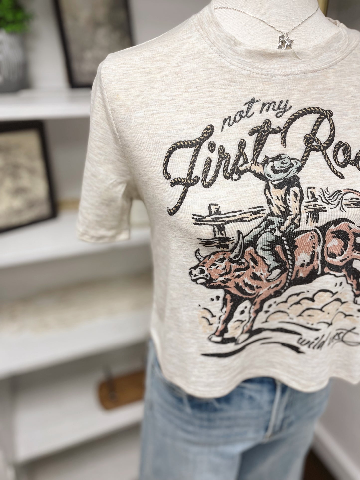Not My First Rodeo Crop Tee