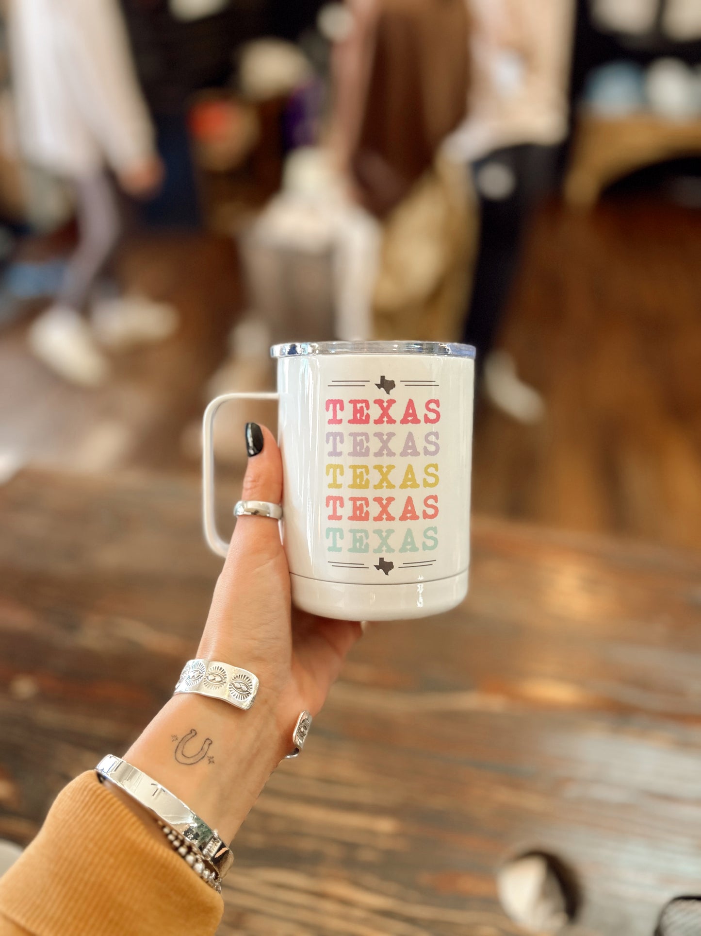 Texas Colorful Travel Mug