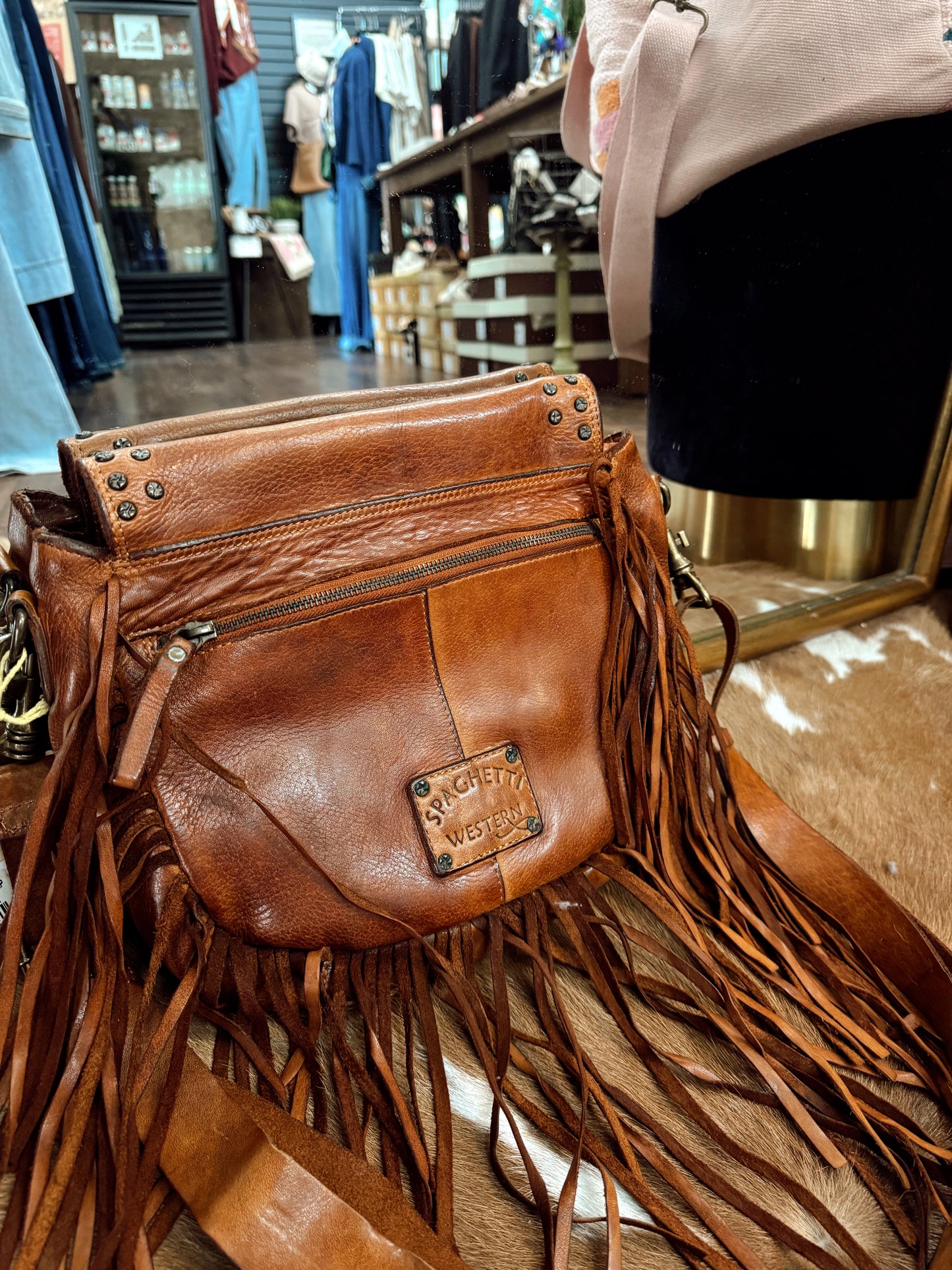 The Venturo Fringe Crossbody Purse