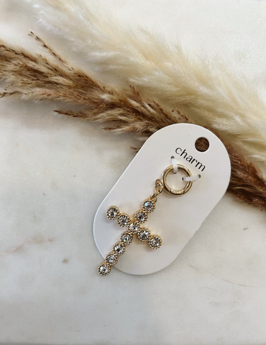 Radiant Cross Bag Charm