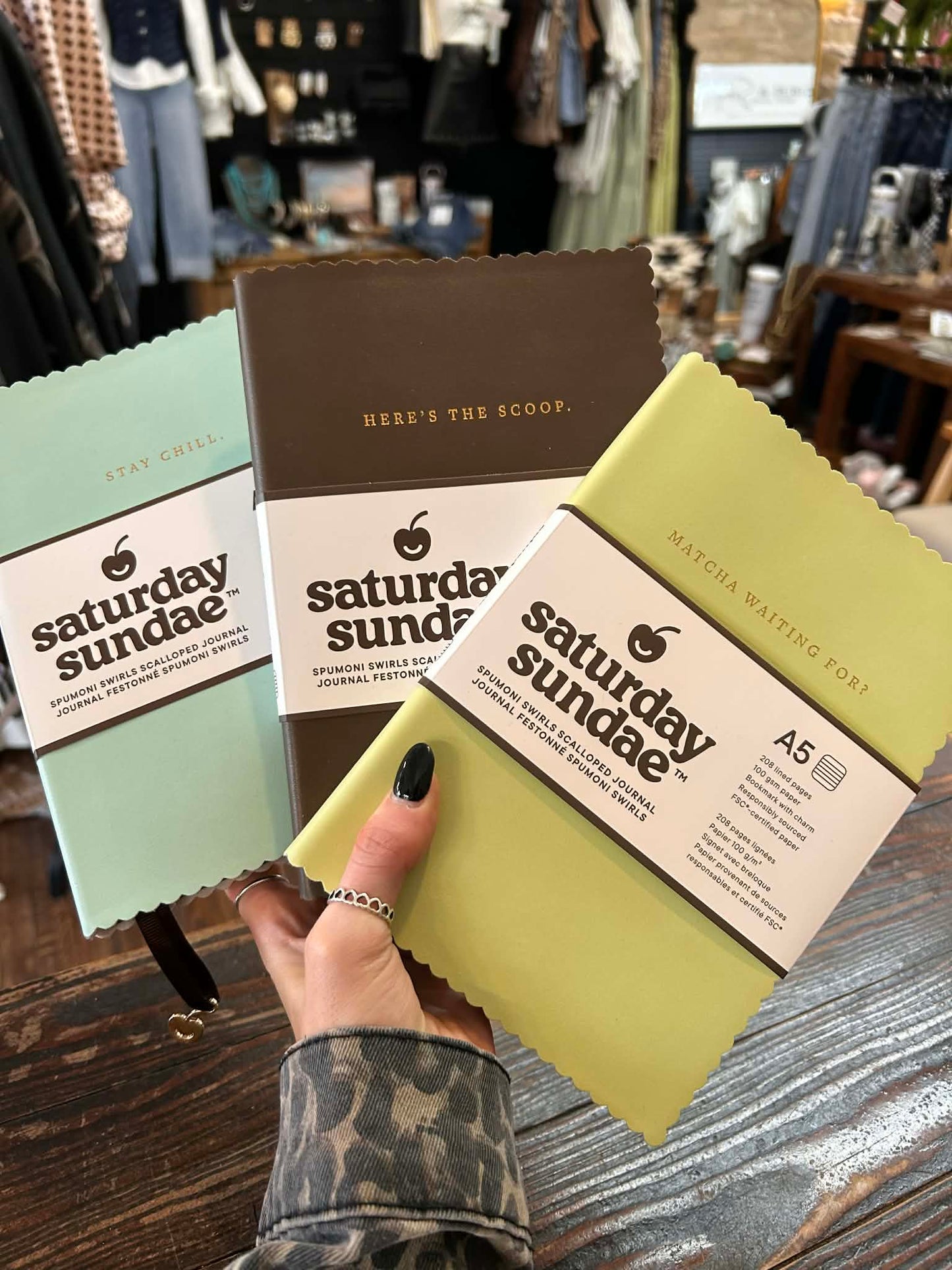 Vanilla Bean Scalloped Journal