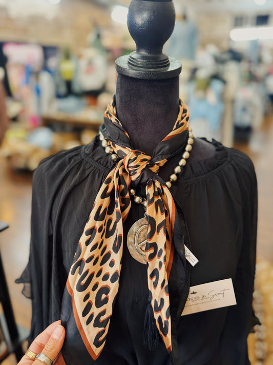 The Olivia Leopard Scarf