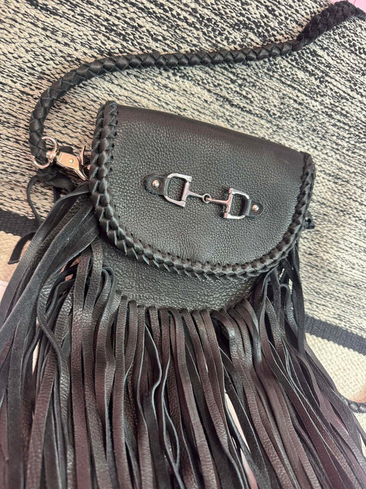 Midnight Mesa Fringe Bum Bag