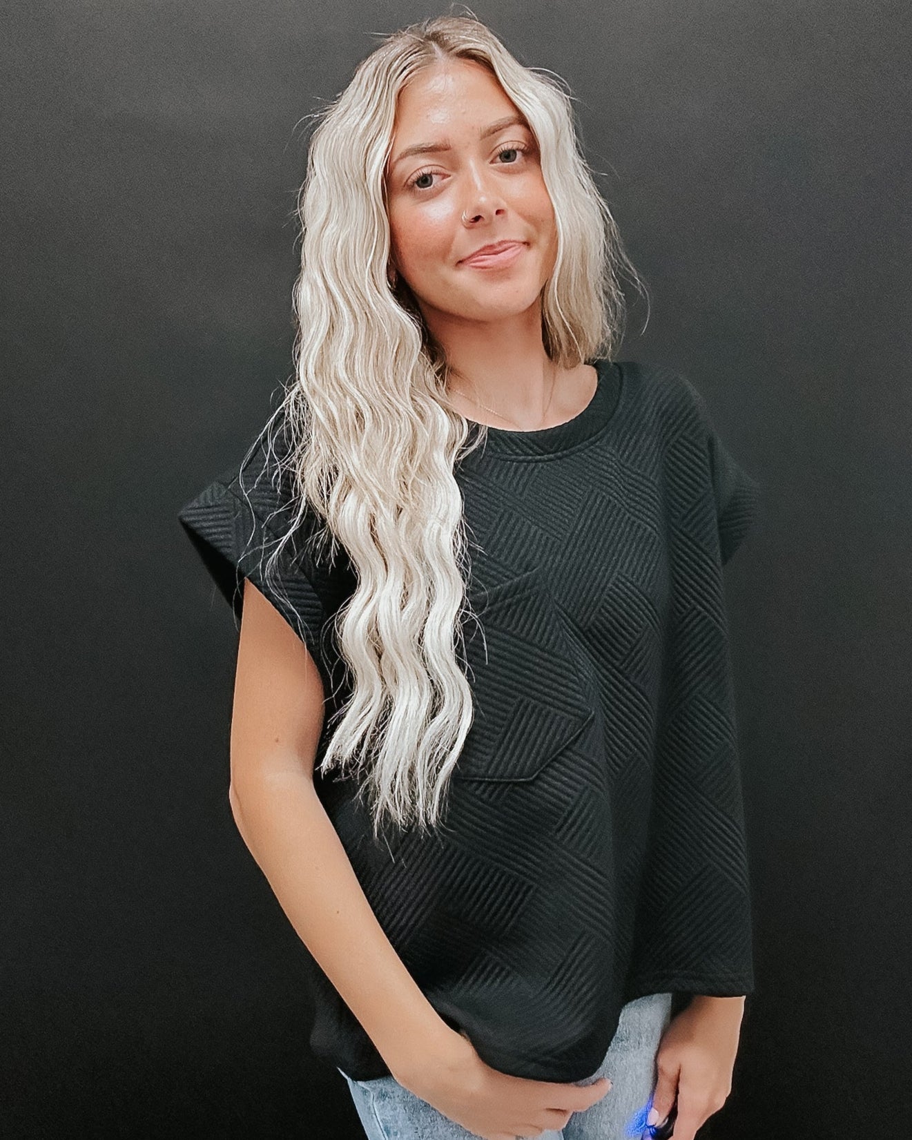 The Noelle Short Sleeve Top