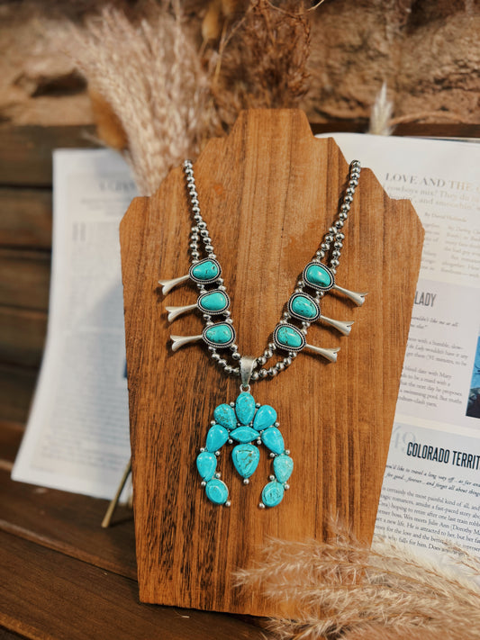 High Desert Blossom Squash Necklace