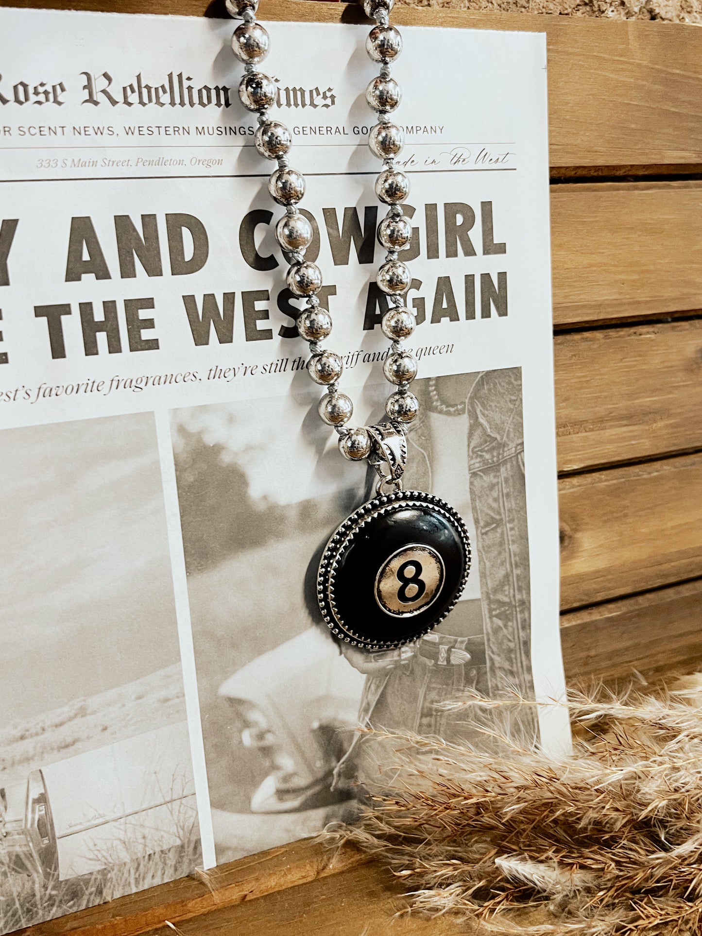Lucky Break 8-Ball Necklace