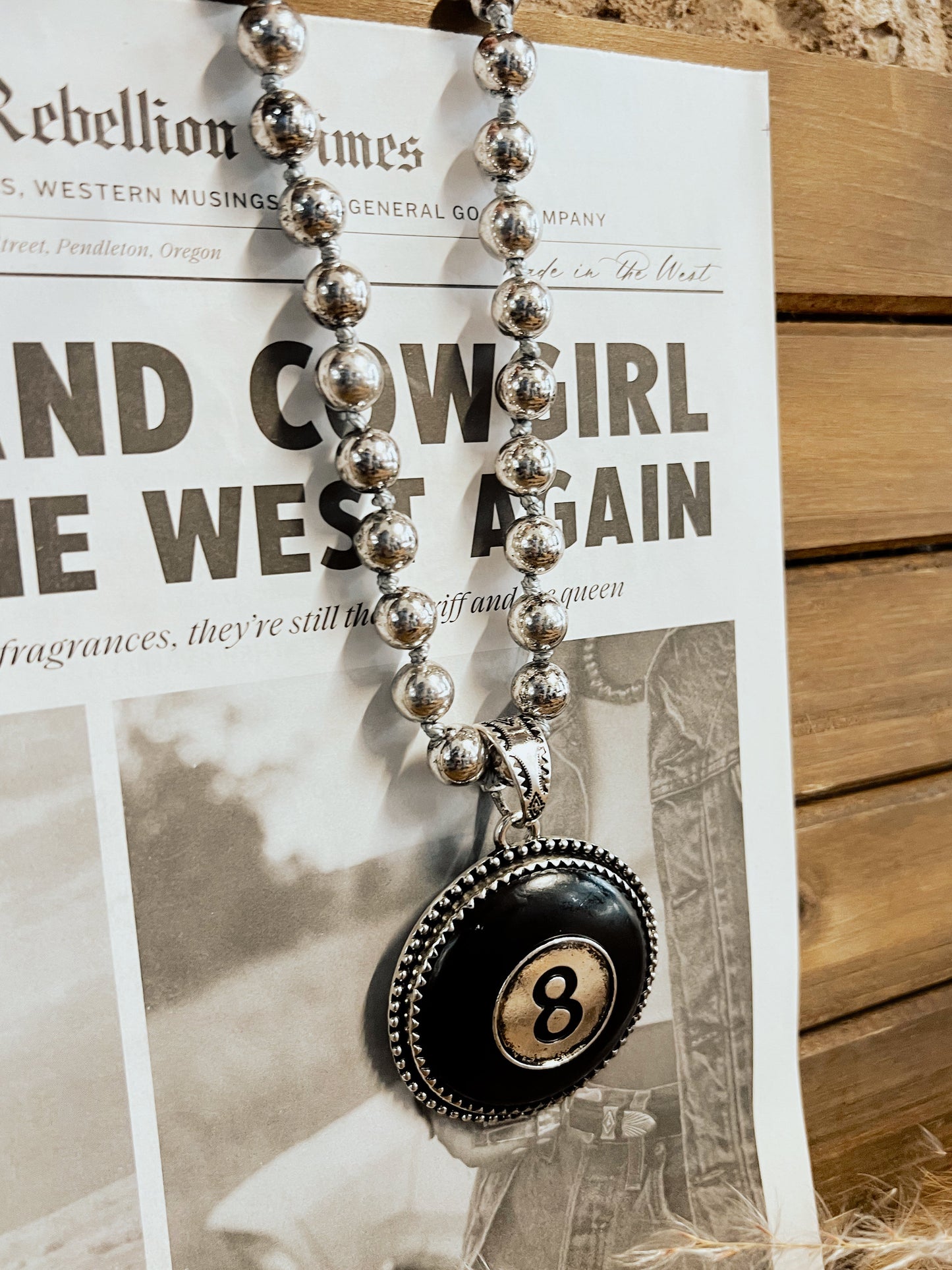 Lucky Break 8-Ball Necklace