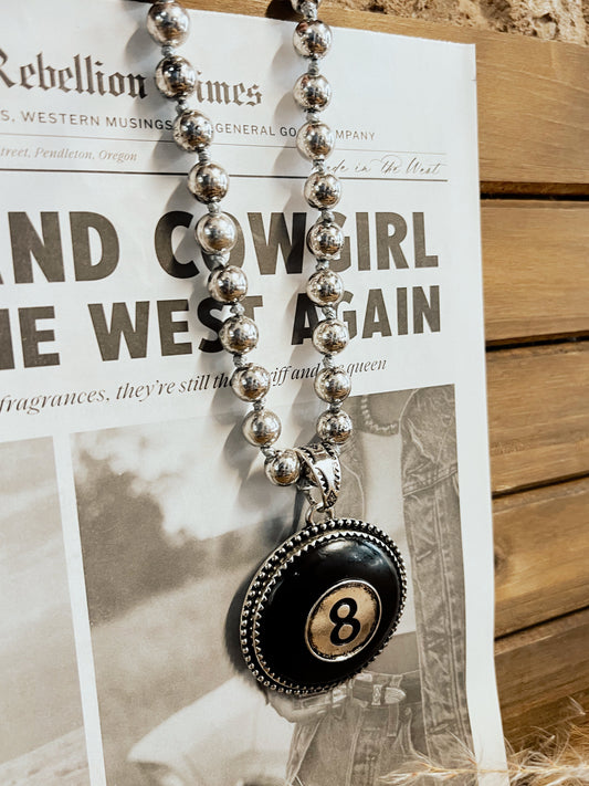 Lucky Break 8-Ball Necklace