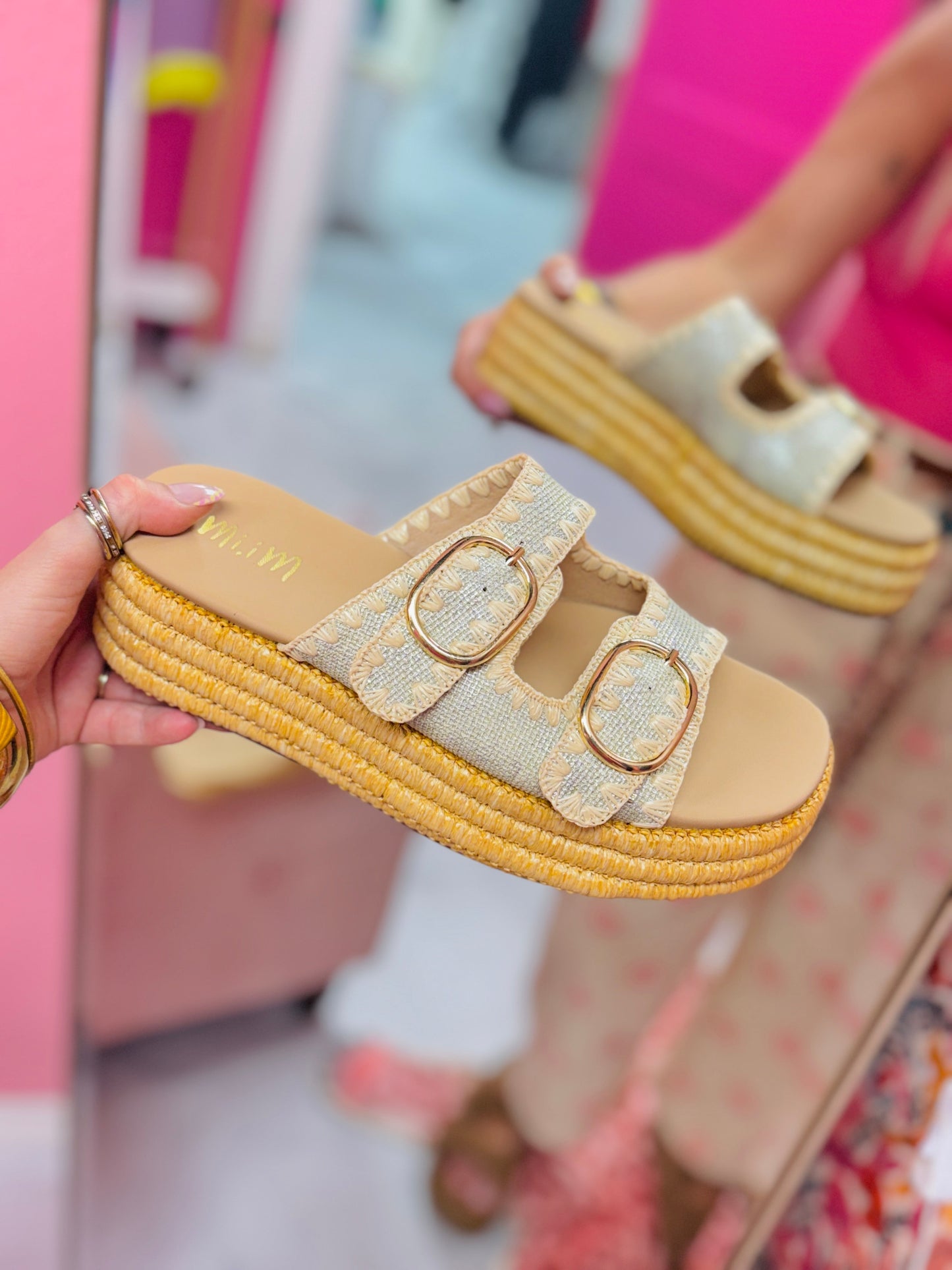 Heidi Boho Babe Platform Slides