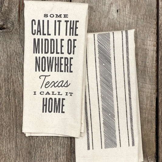 Middle Of Nowhere Tea Towel