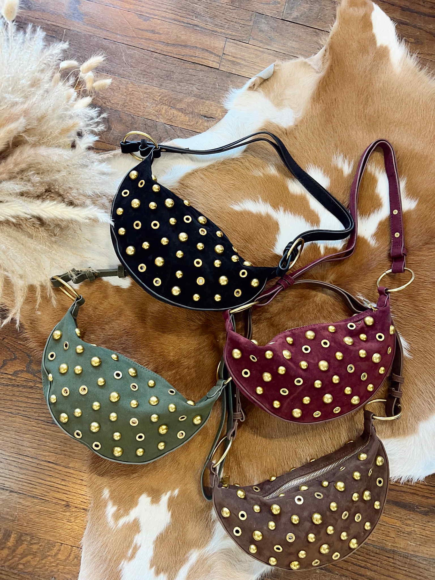 Maeve Studded Crossbody Bum Bag