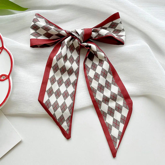 Checkered Style Twilly