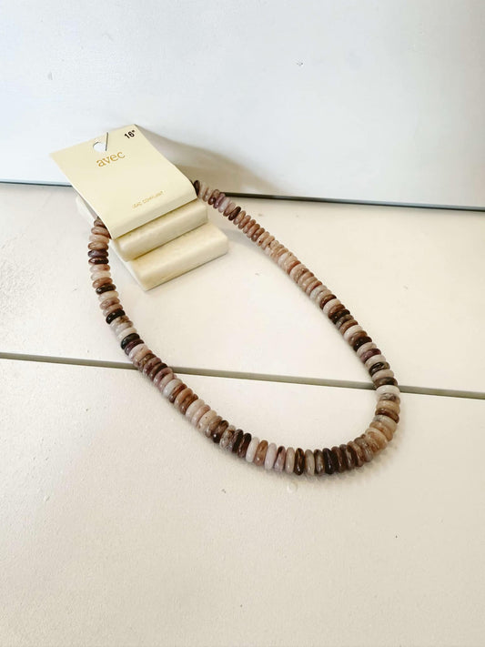 Driftwood Dunes Shell Necklace