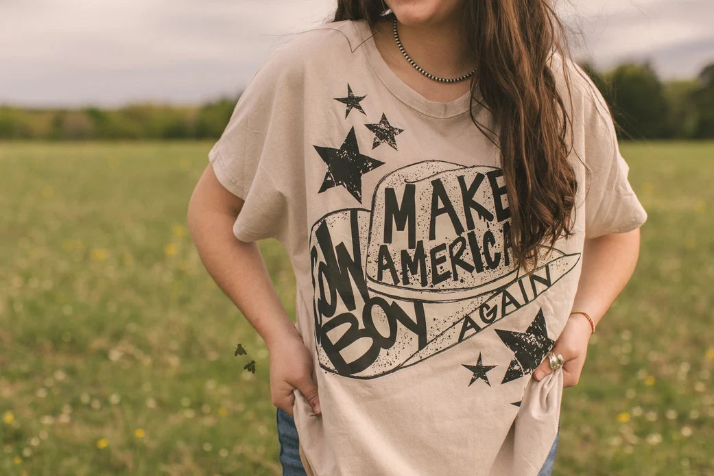 Cowboy 'Merica Graphic Tee