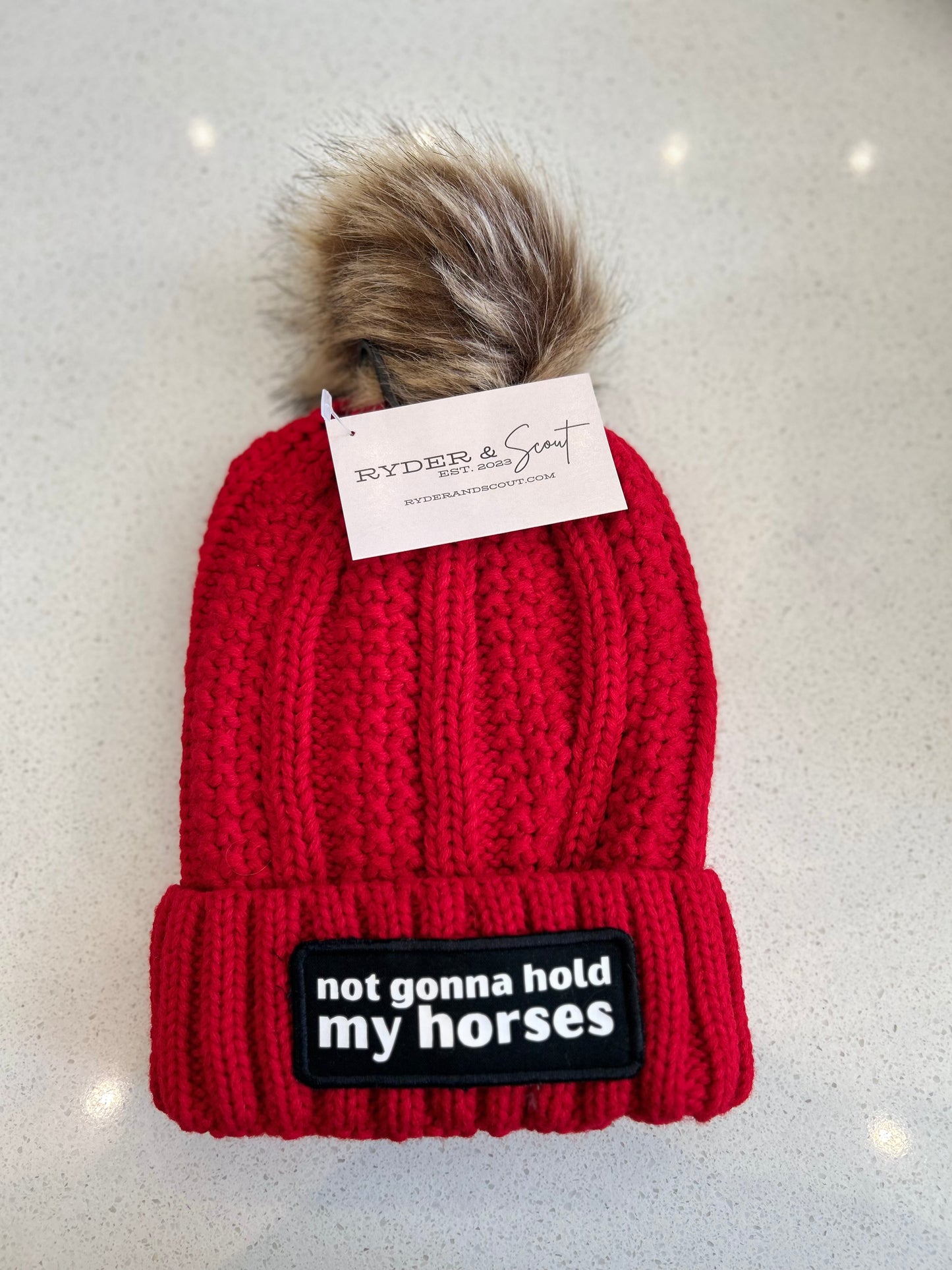 Not Gonna Hold My Horses Beanie