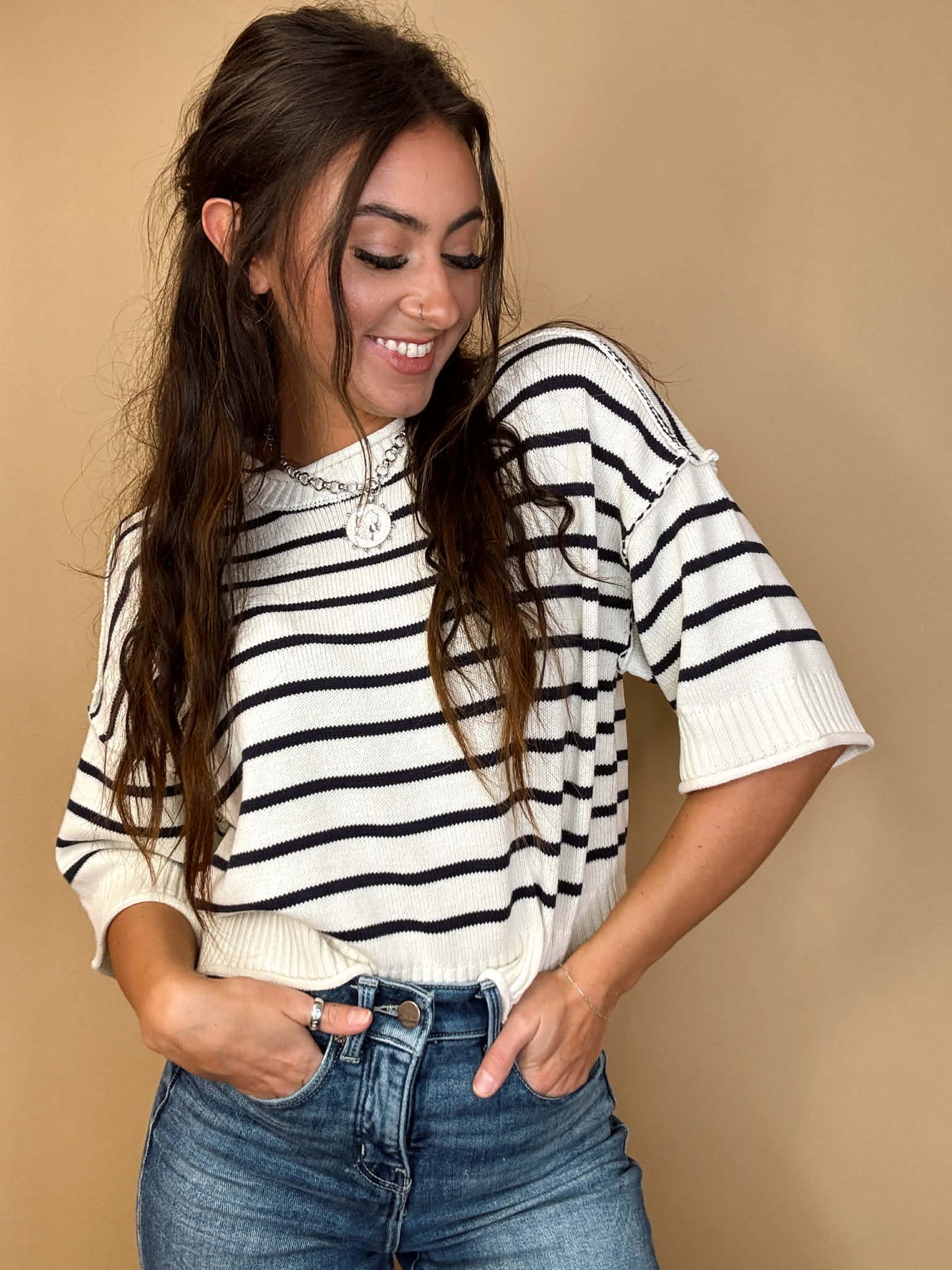 The Nautical Breeze Stripe Top