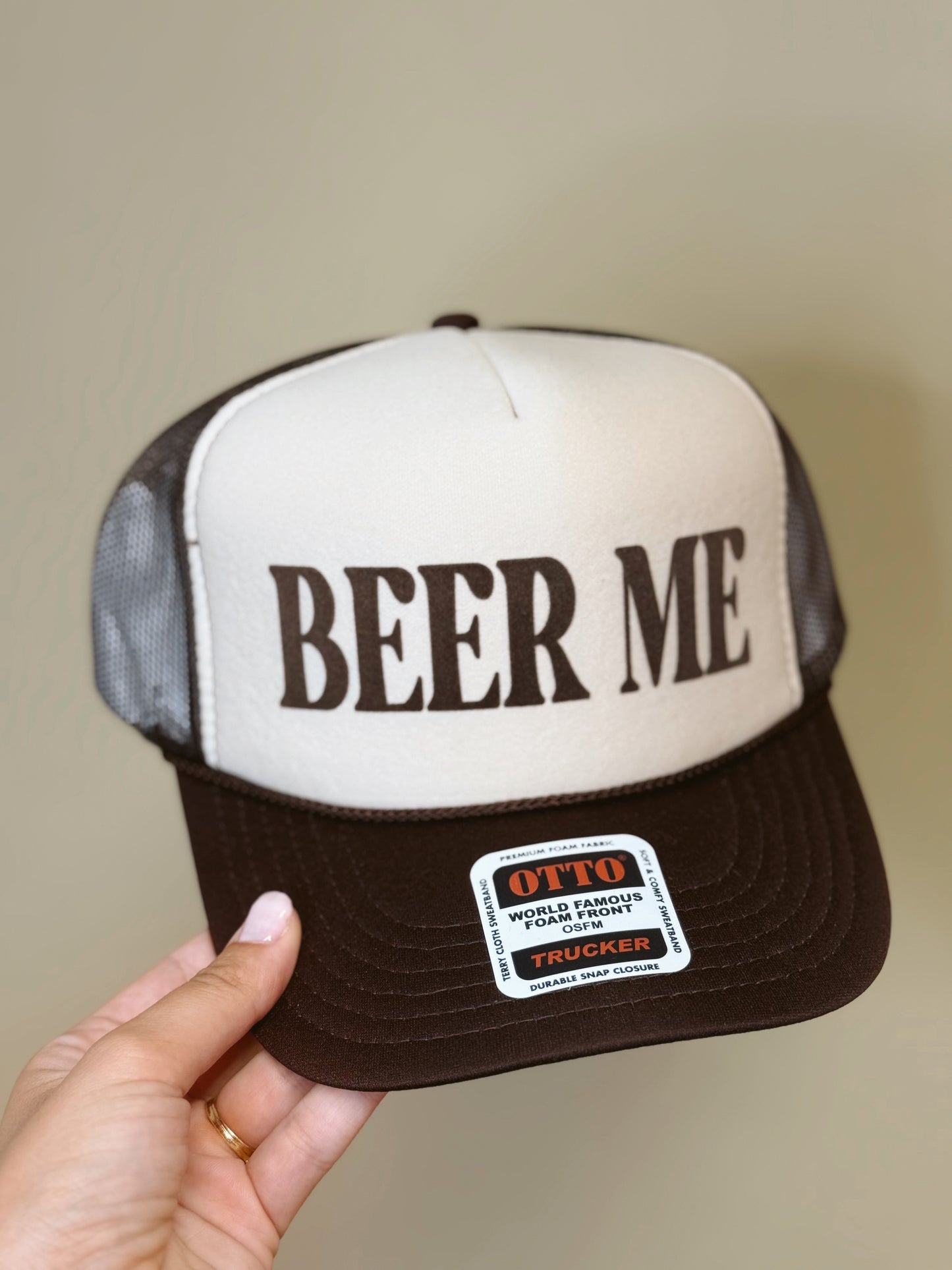 Beer Me Foam Trucker Hat