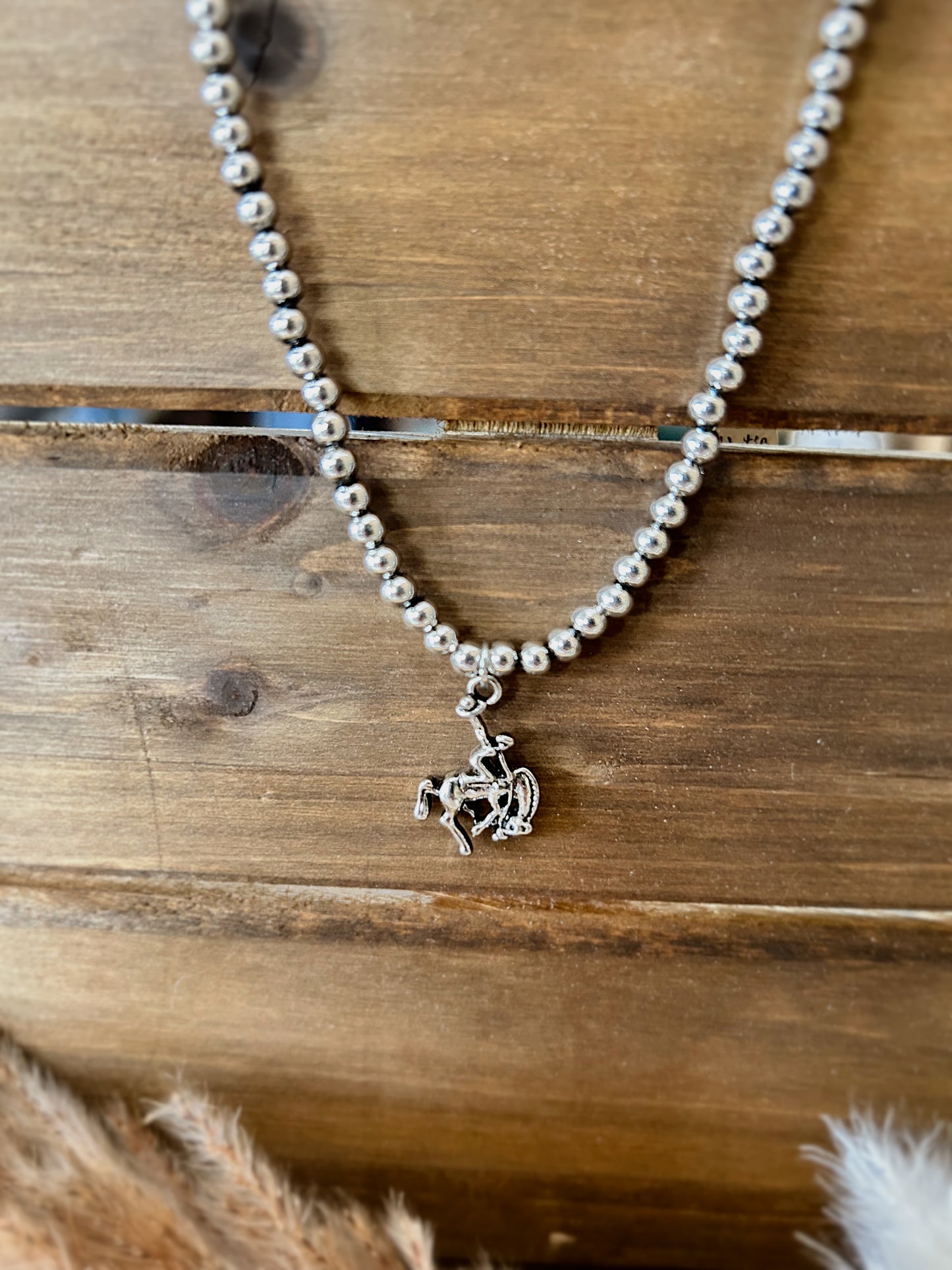 The Bucking Horse Charm Necklace