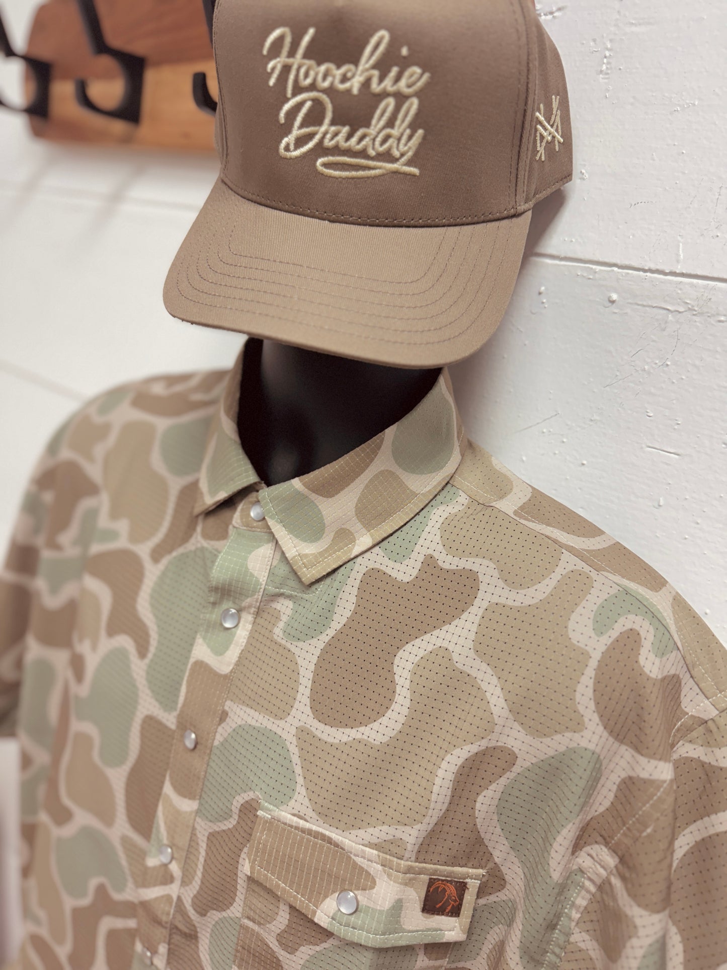 The Cole Camo Button Up