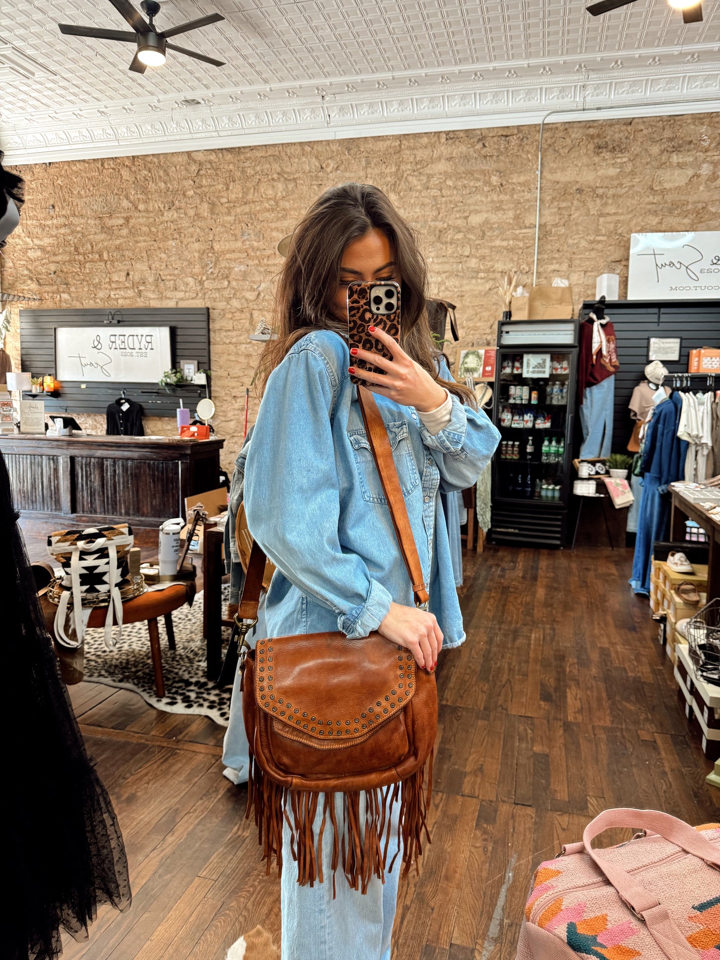 The Venturo Fringe Crossbody Purse