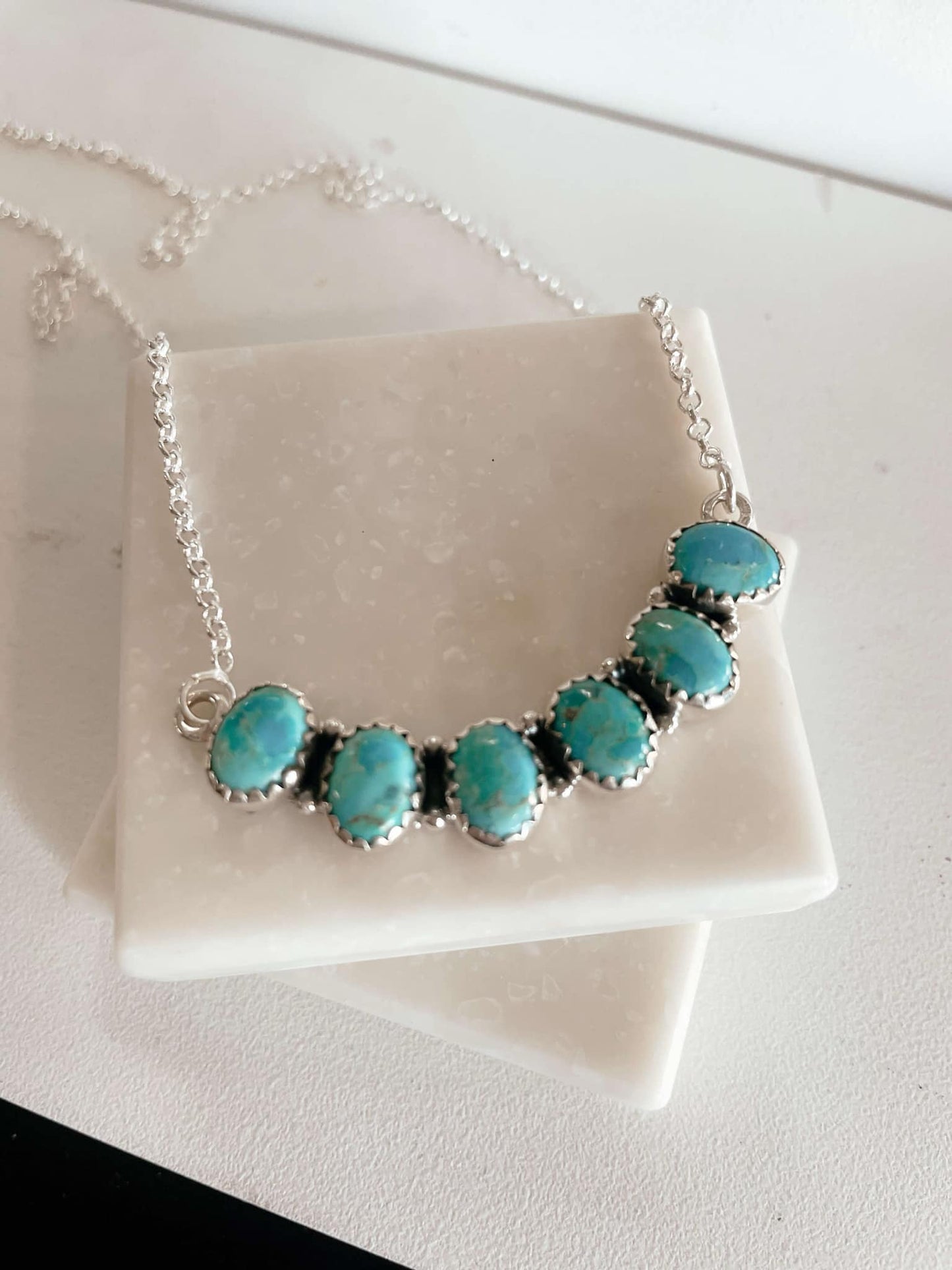 The Turquoise Line Necklace #125