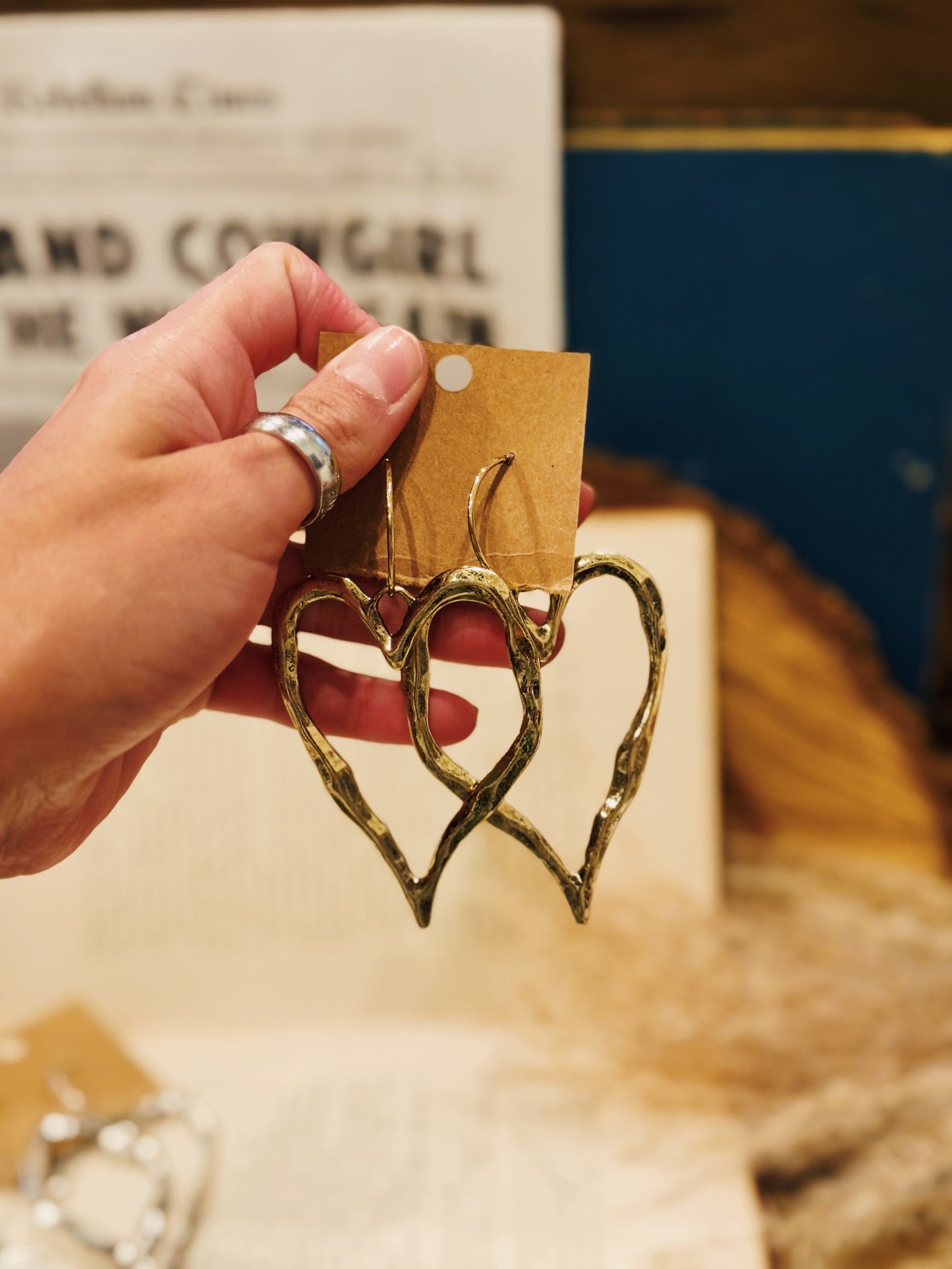 Twist Of Heart Earrings
