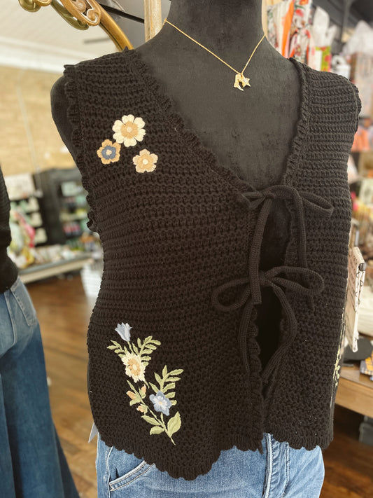 Elanor Crocheted Vest