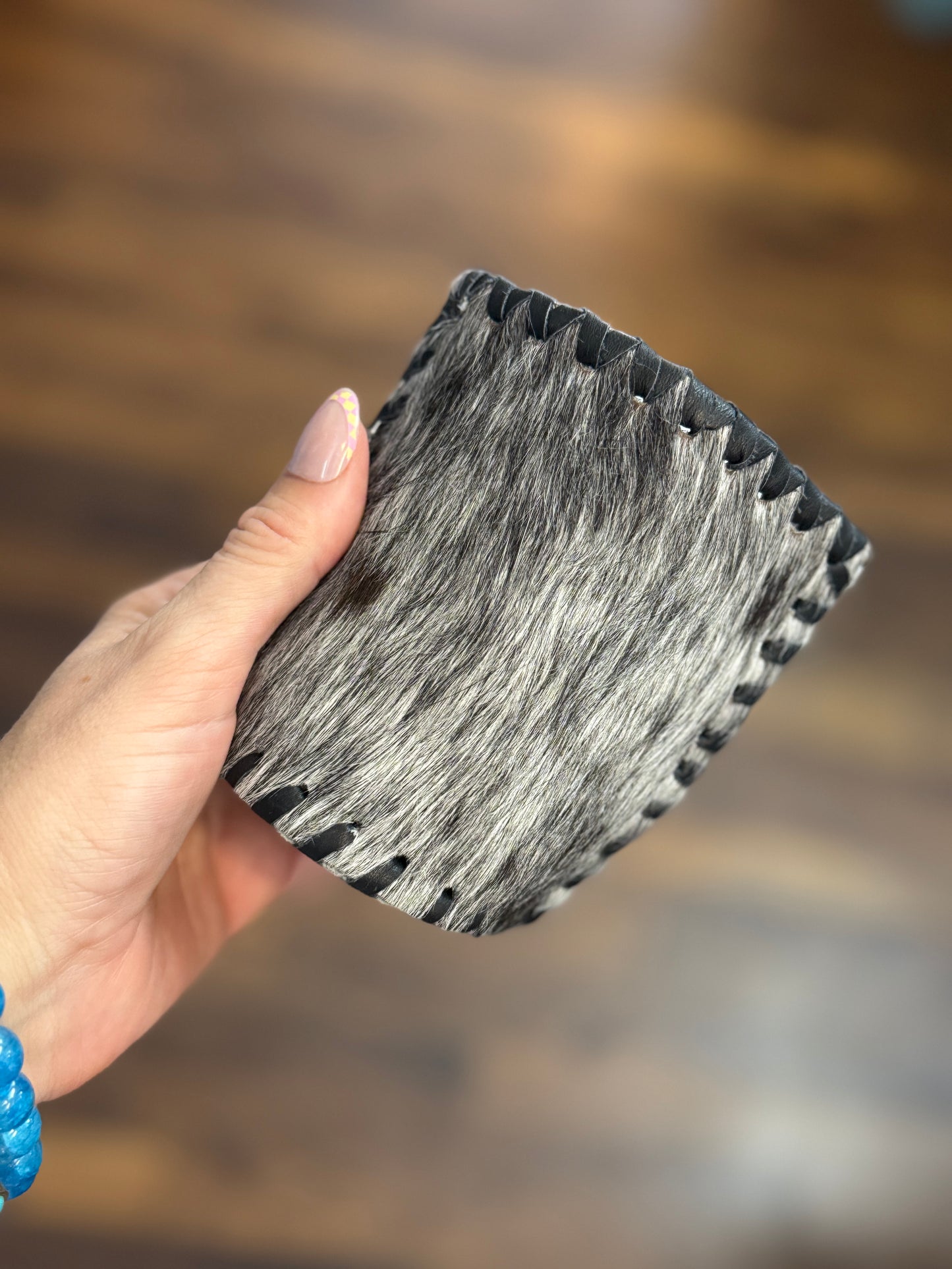 Insulated Hair on Hide Can Coolie