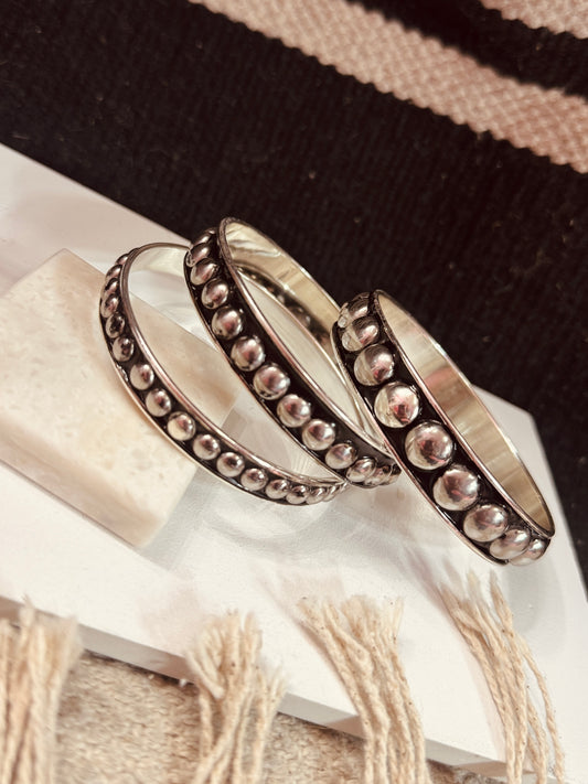 Western Bubble Bangle Bracelet- 3 SIZES