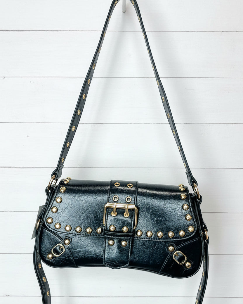Rivets & Retro Shoulder Bag